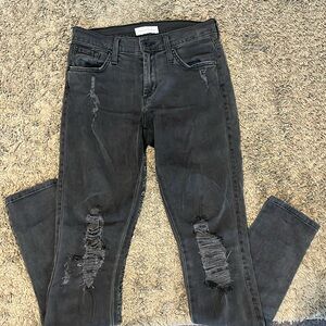 James Twiggy Skinny Dark Grey High-Rise James Jeans